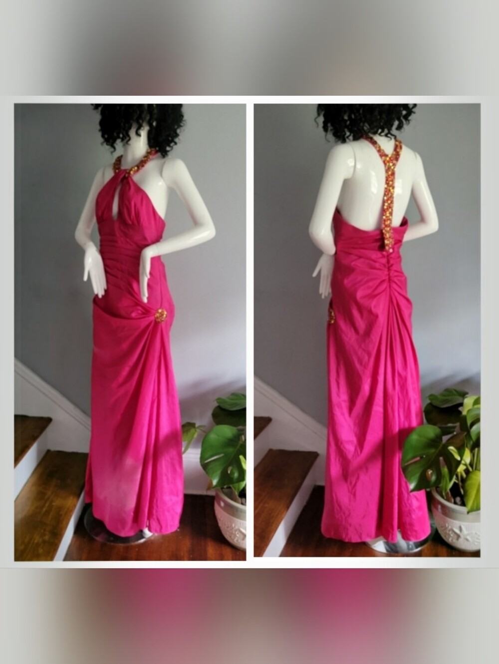 🎉 Maggie Sottero Fuchsia Gown